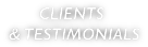 Clients & Testimonials