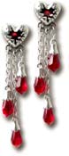 Bleeding Heart (studs; pair)
